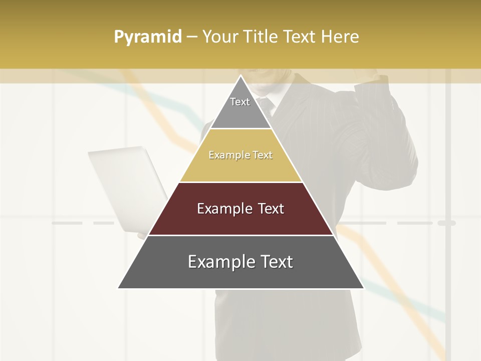 Young Portrait Computer PowerPoint Template