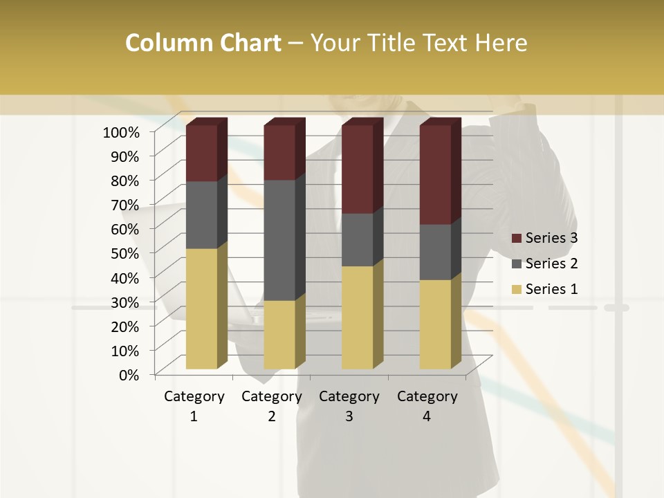 Young Portrait Computer PowerPoint Template