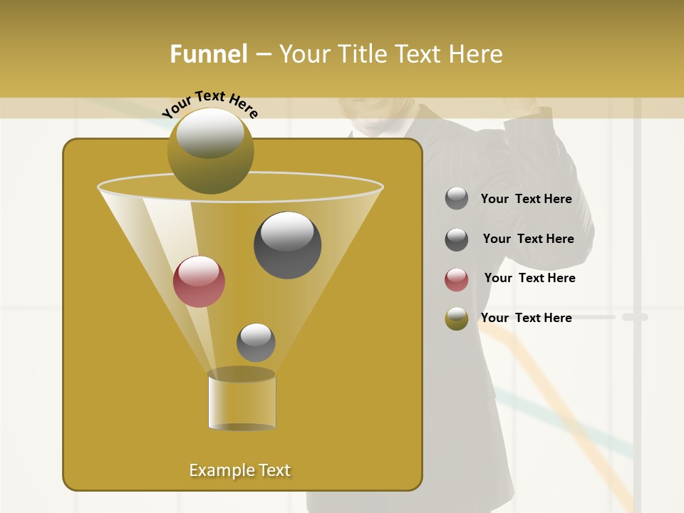 Young Portrait Computer PowerPoint Template