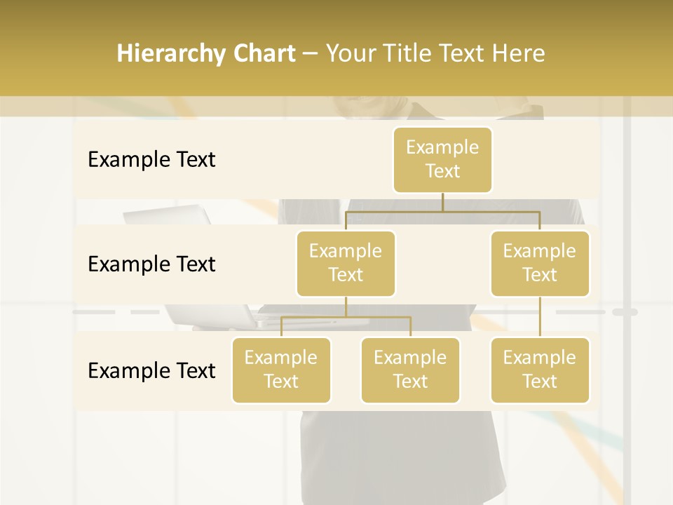 Young Portrait Computer PowerPoint Template