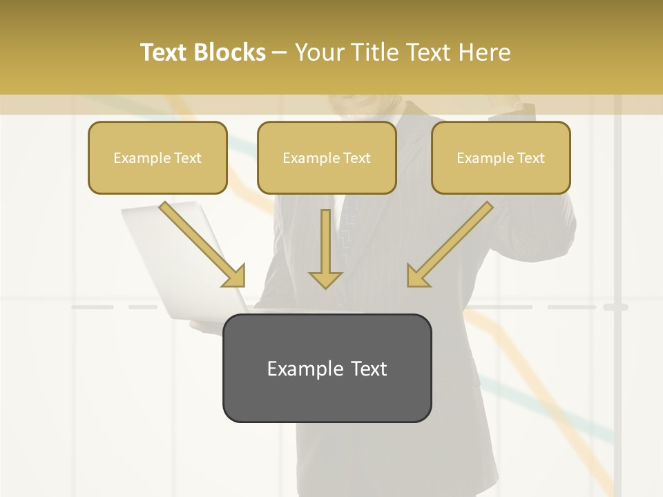 Young Portrait Computer PowerPoint Template