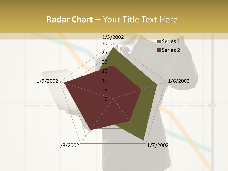 Young Portrait Computer PowerPoint Template
