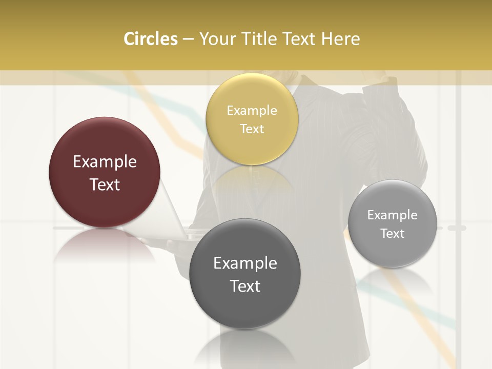 Young Portrait Computer PowerPoint Template