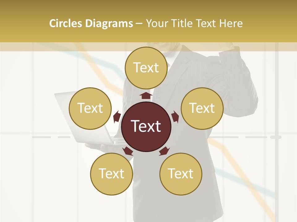 Young Portrait Computer PowerPoint Template