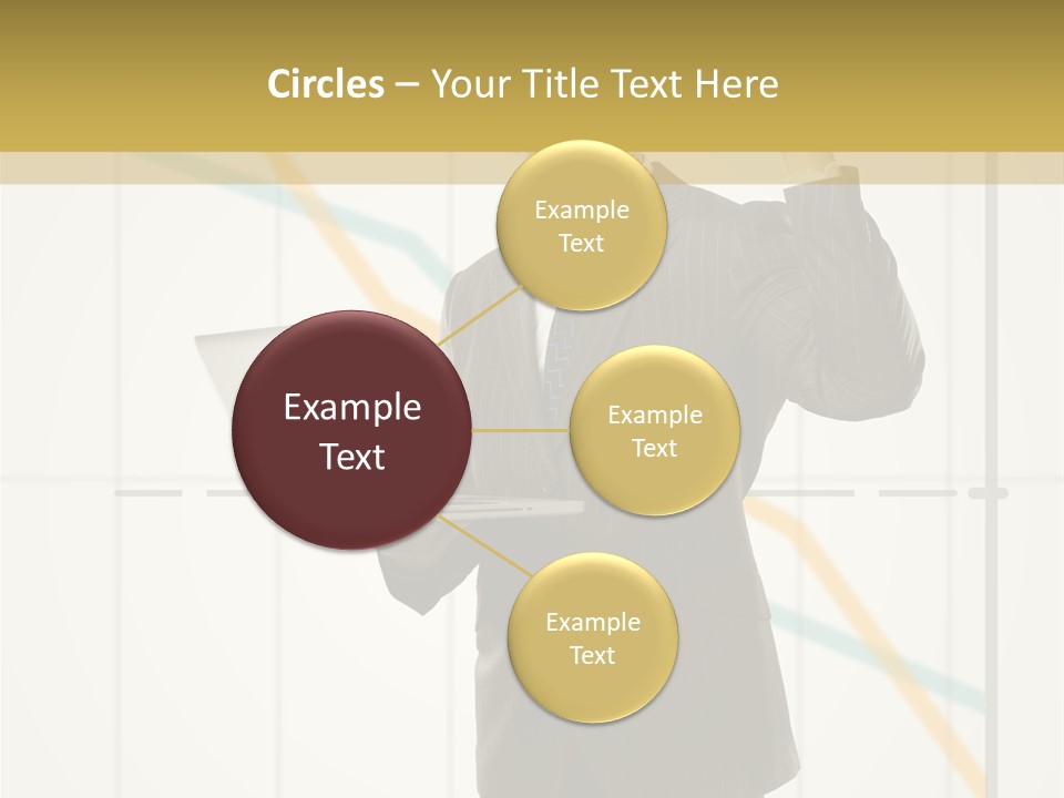 Young Portrait Computer PowerPoint Template