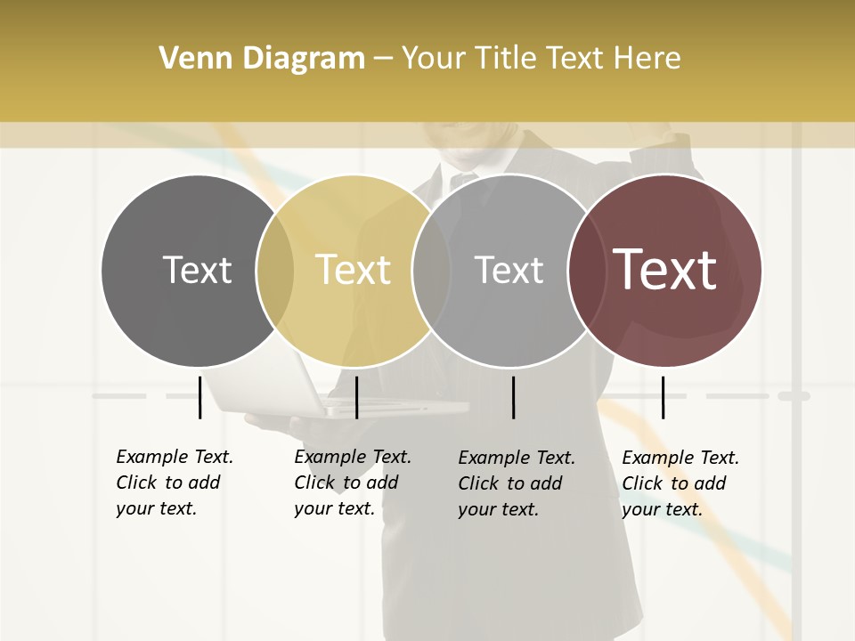 Young Portrait Computer PowerPoint Template