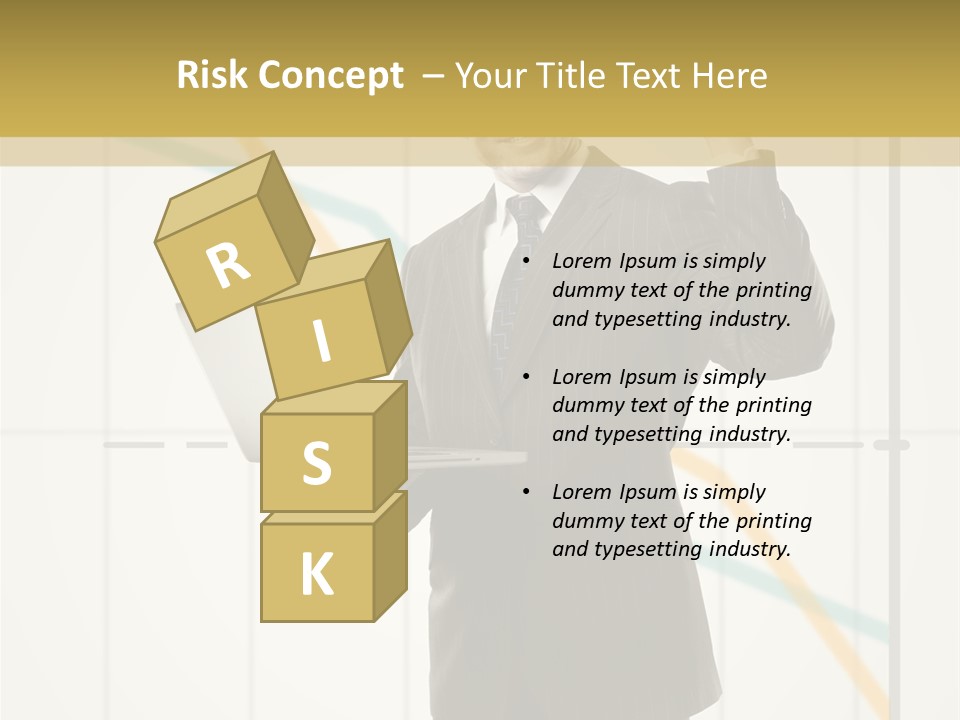 Young Portrait Computer PowerPoint Template