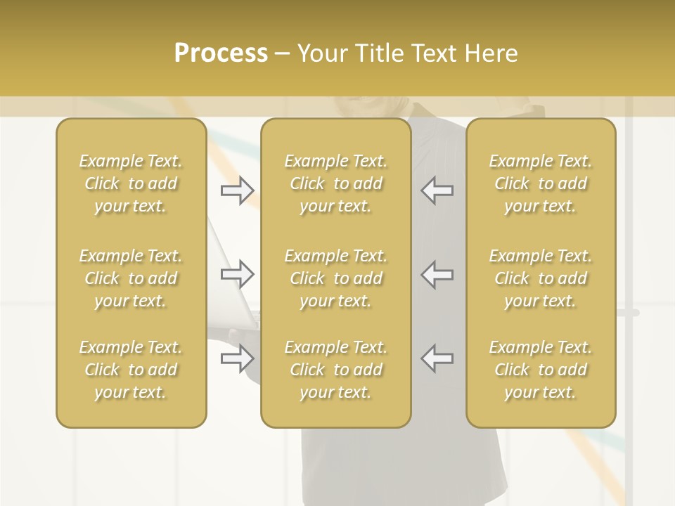 Young Portrait Computer PowerPoint Template