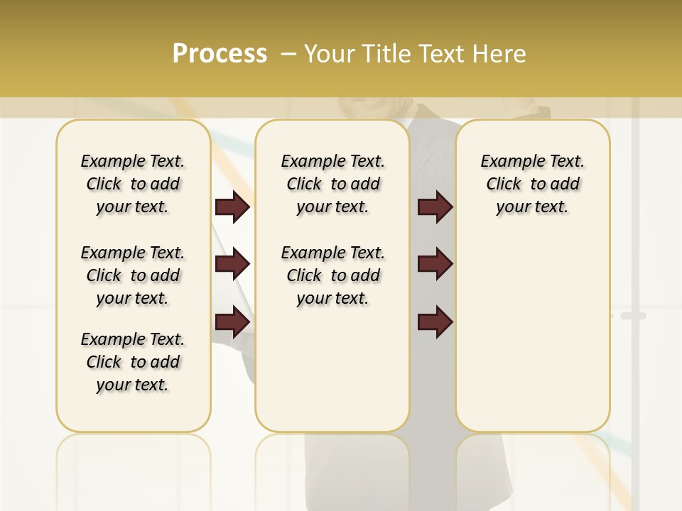 Young Portrait Computer PowerPoint Template