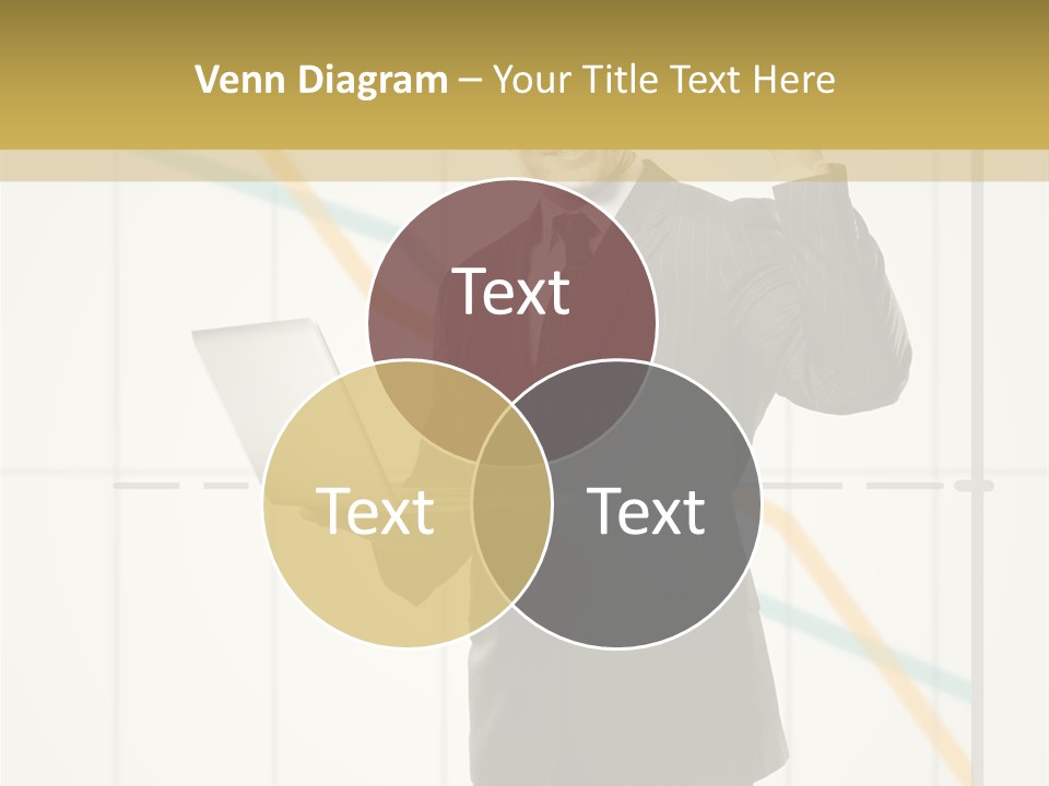 Young Portrait Computer PowerPoint Template