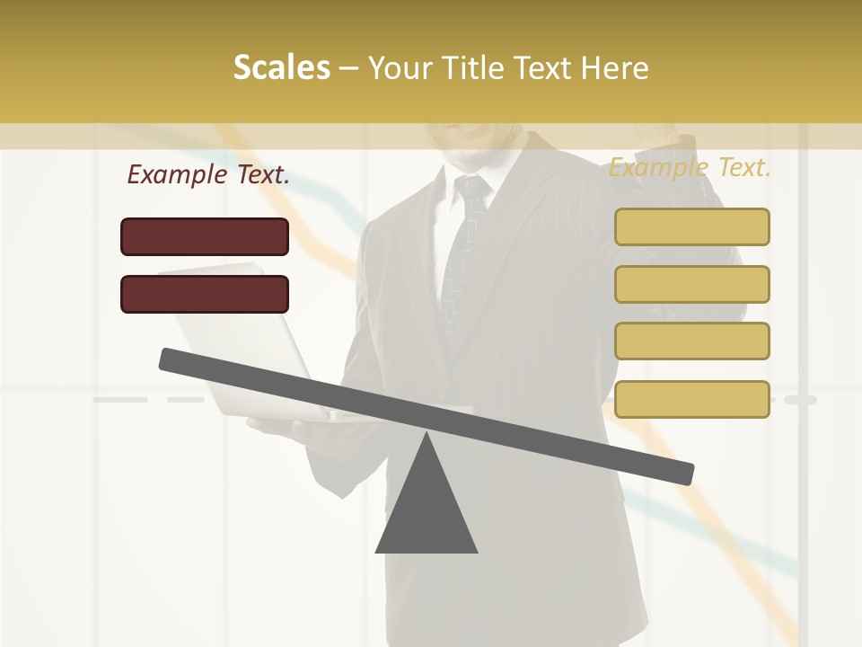 Young Portrait Computer PowerPoint Template