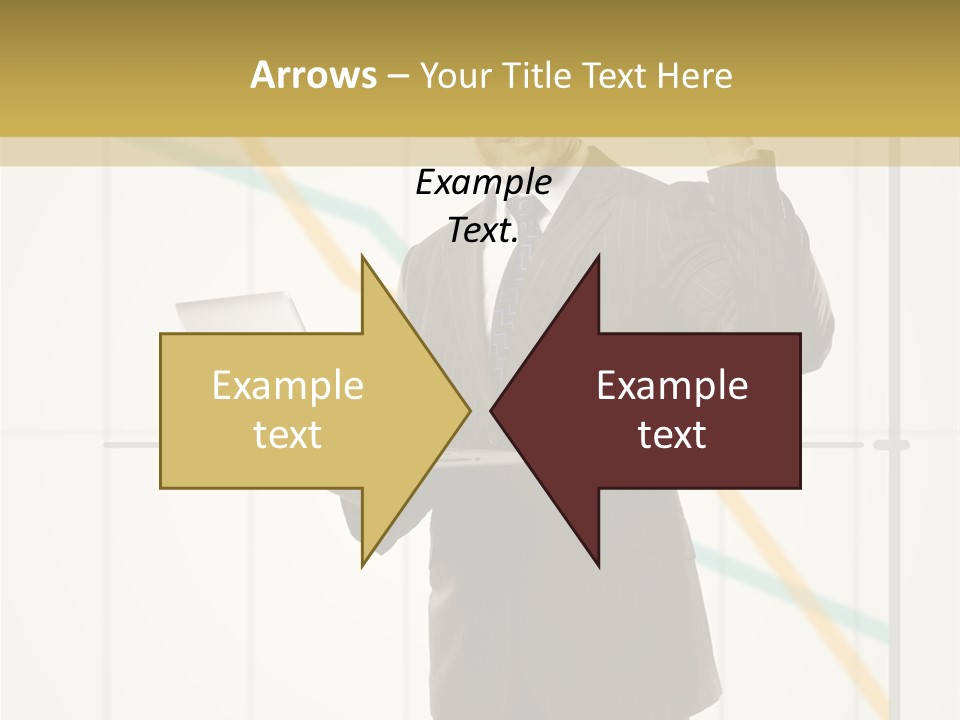Young Portrait Computer PowerPoint Template
