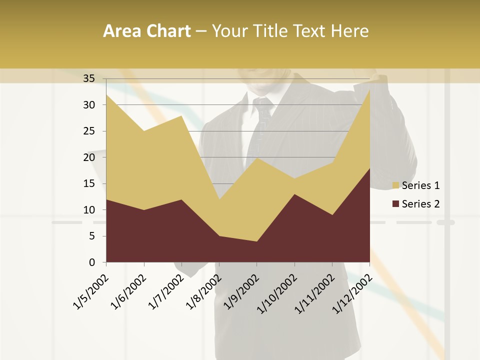 Young Portrait Computer PowerPoint Template