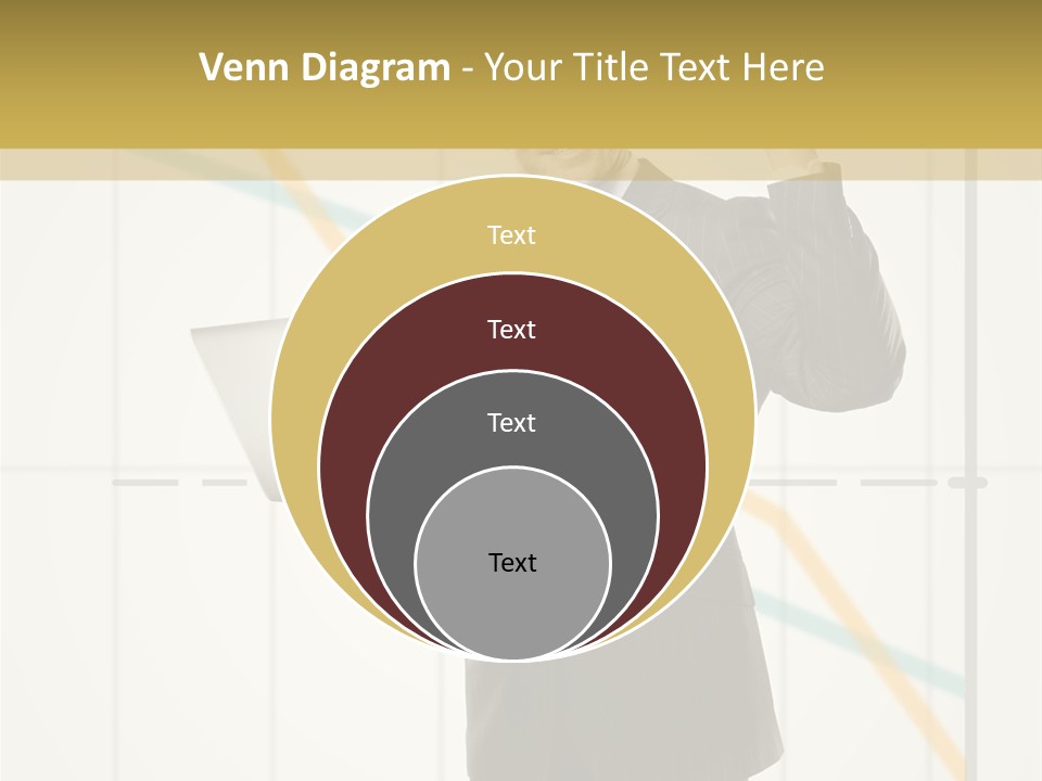 Young Portrait Computer PowerPoint Template