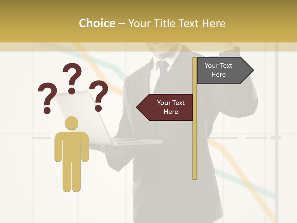 Young Portrait Computer PowerPoint Template