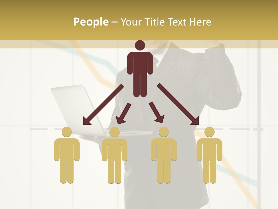 Young Portrait Computer PowerPoint Template