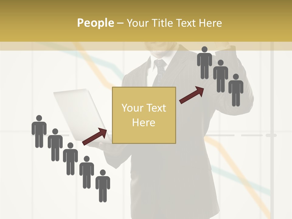 Young Portrait Computer PowerPoint Template