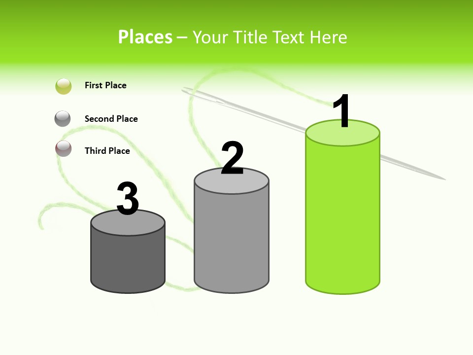 Purple Cotton Needlework PowerPoint Template