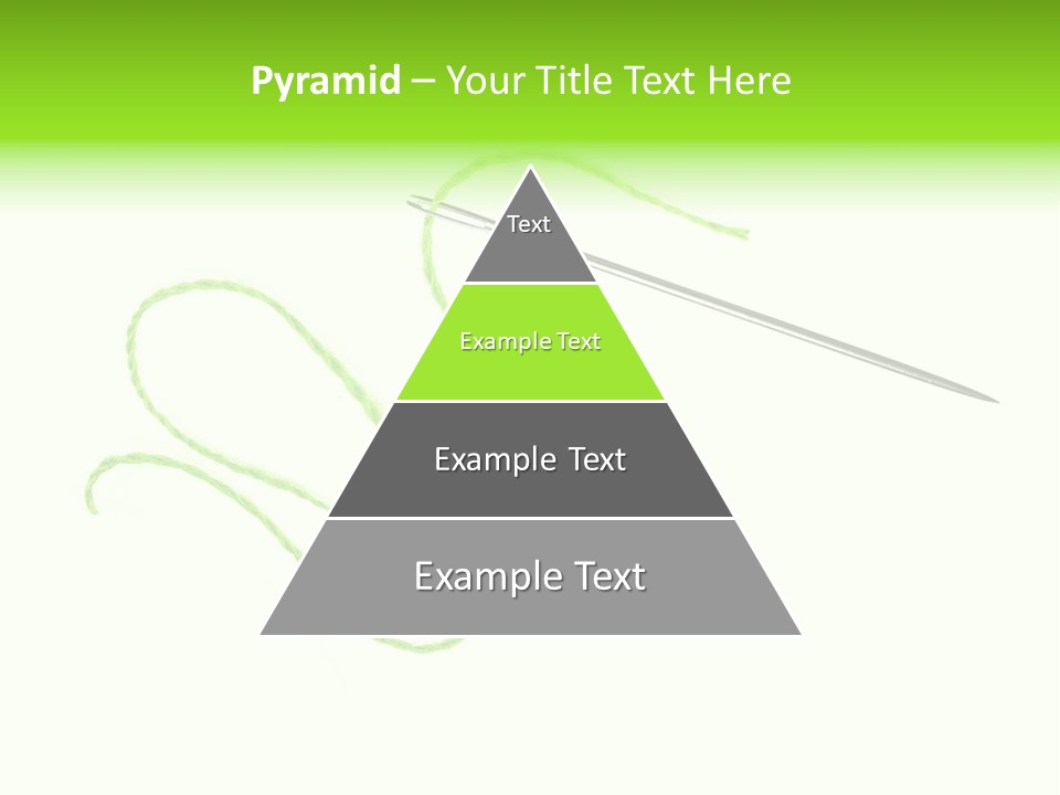 Purple Cotton Needlework PowerPoint Template