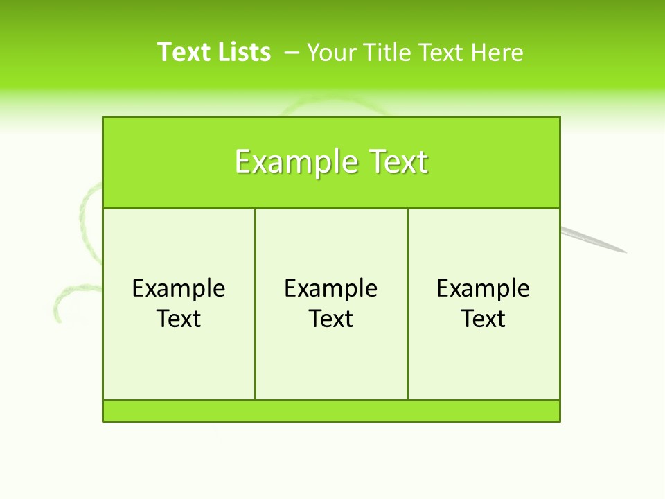 Purple Cotton Needlework PowerPoint Template