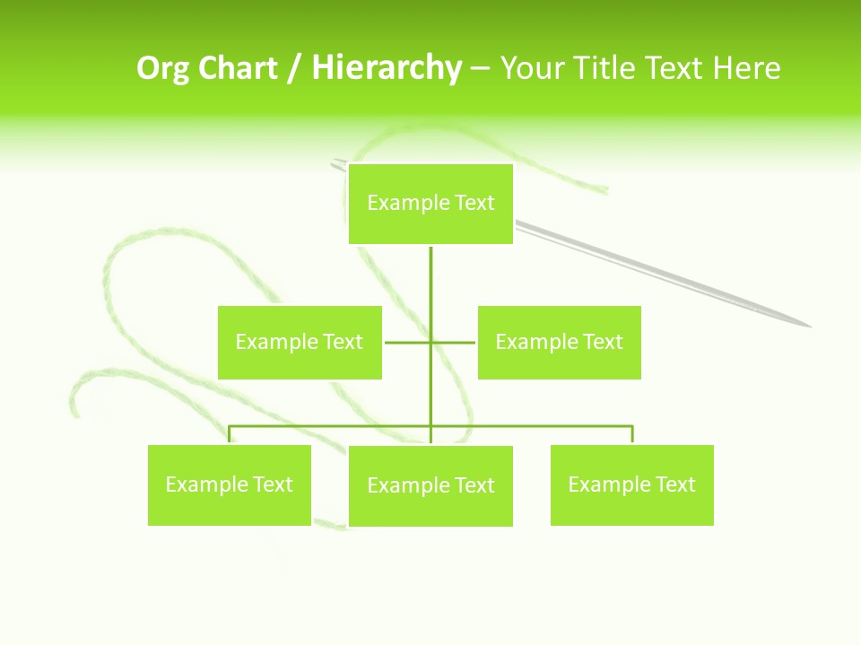 Purple Cotton Needlework PowerPoint Template