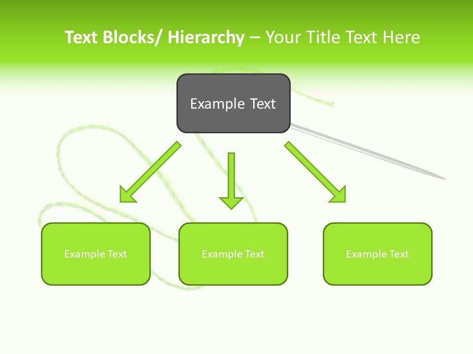 Purple Cotton Needlework PowerPoint Template