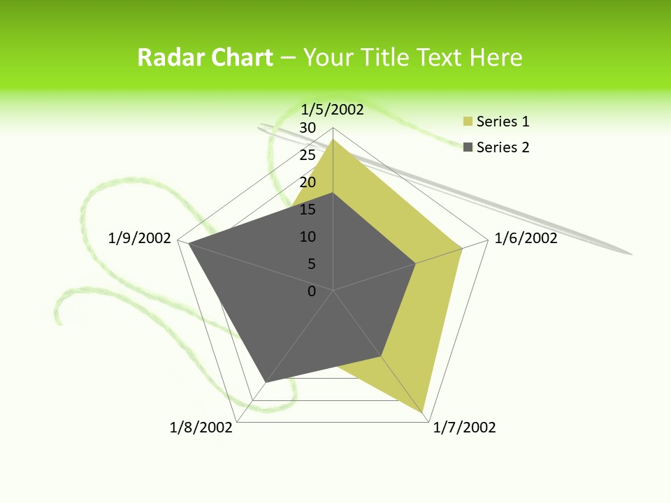 Purple Cotton Needlework PowerPoint Template
