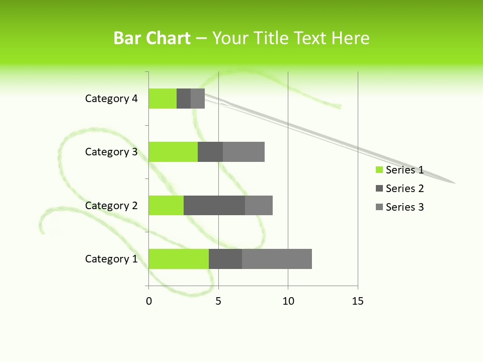 Purple Cotton Needlework PowerPoint Template