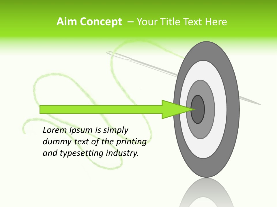 Purple Cotton Needlework PowerPoint Template