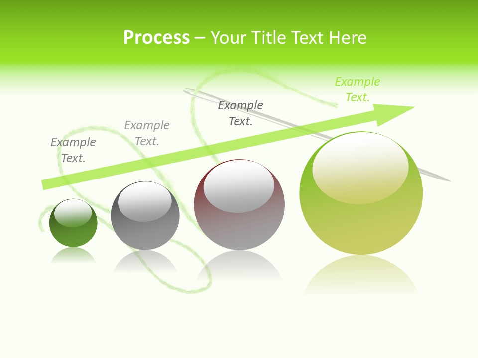 Purple Cotton Needlework PowerPoint Template