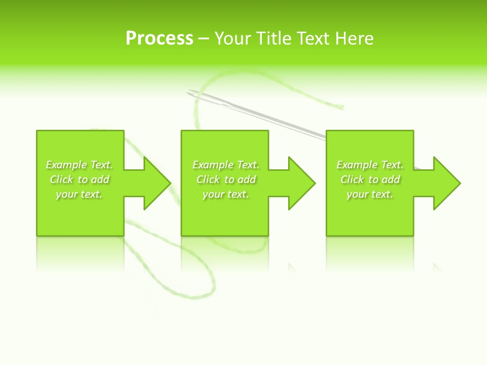 Purple Cotton Needlework PowerPoint Template