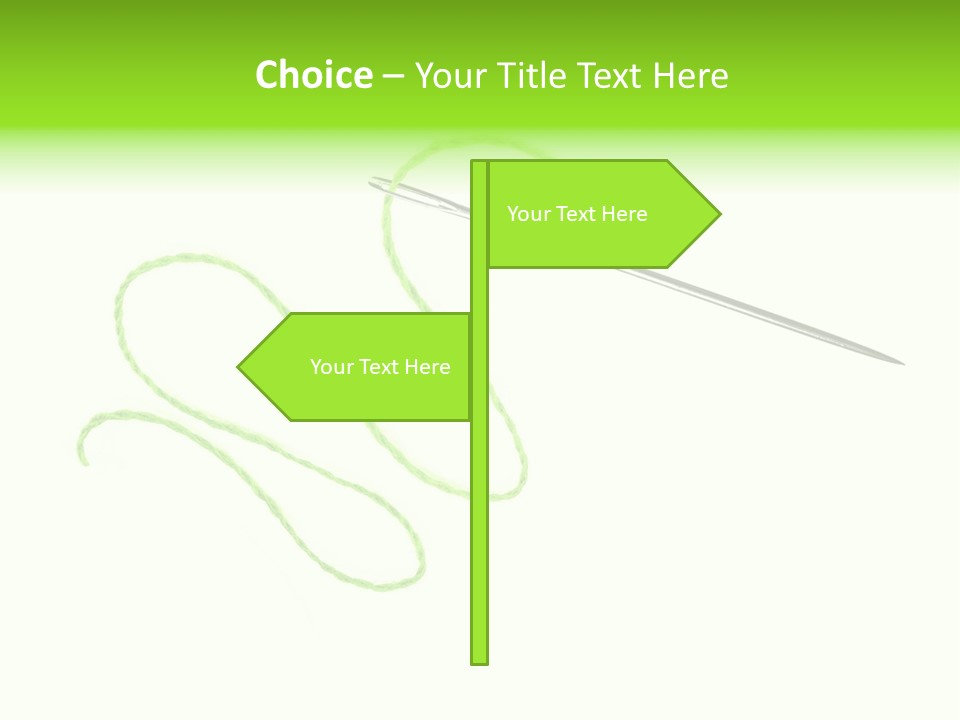 Purple Cotton Needlework PowerPoint Template