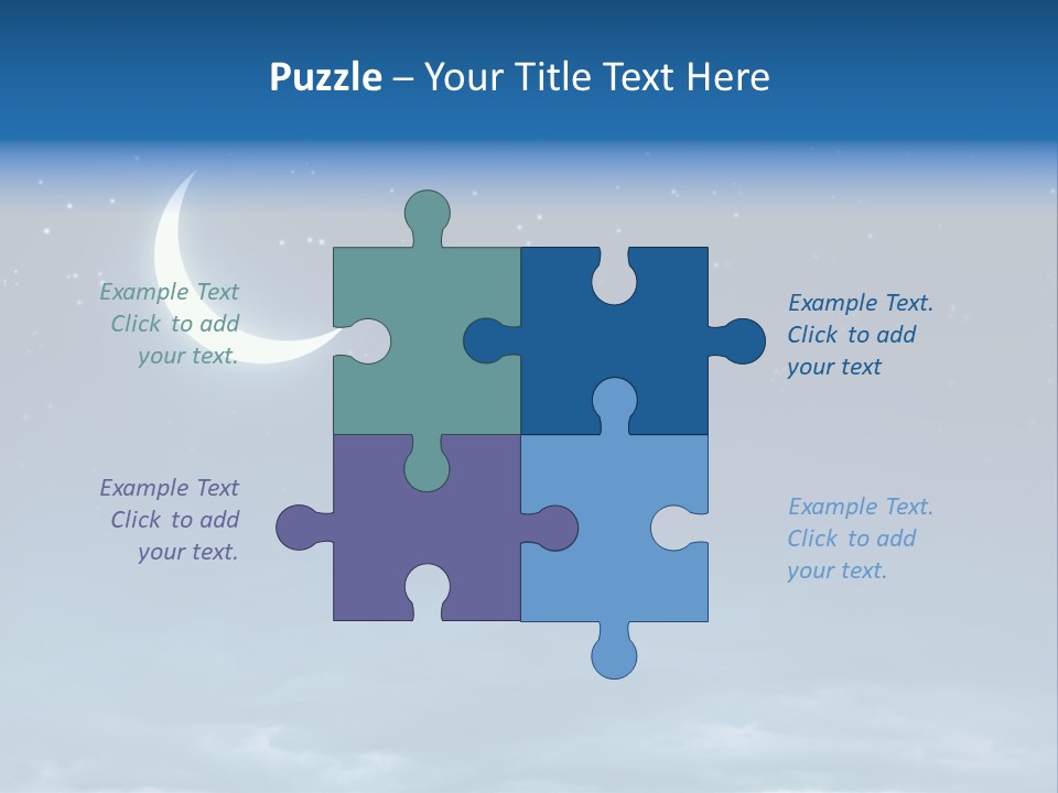 Night Astrology Moon PowerPoint Template