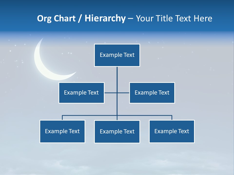 Night Astrology Moon PowerPoint Template
