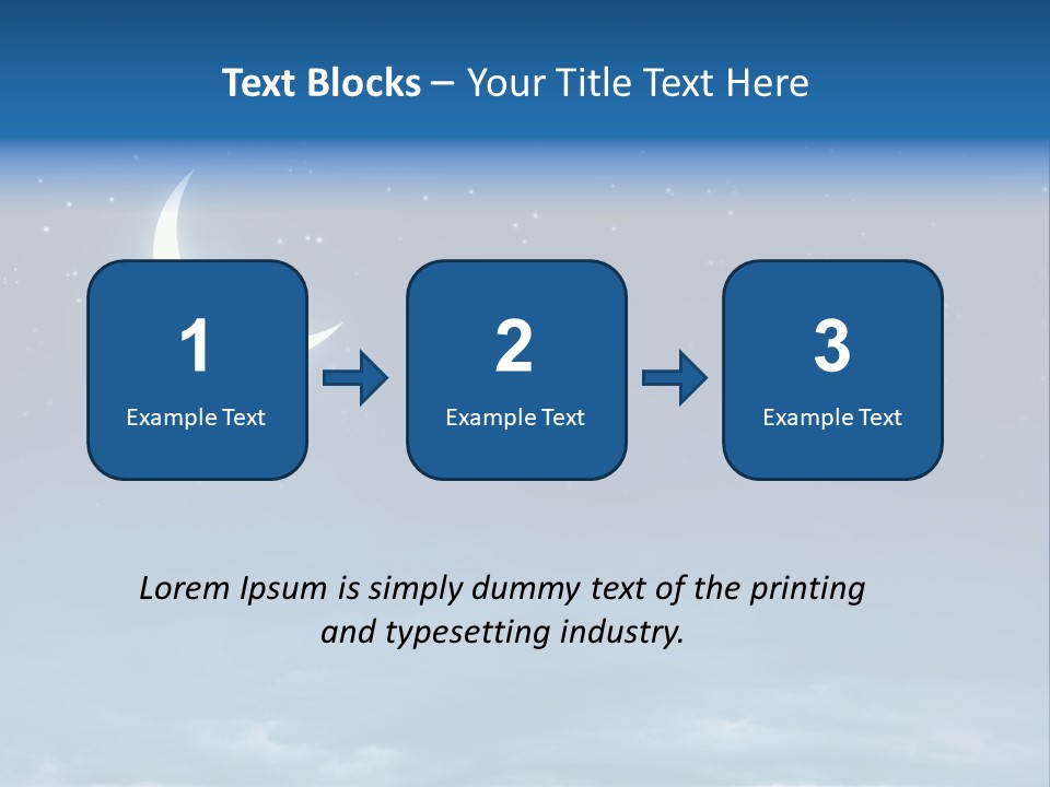 Night Astrology Moon PowerPoint Template