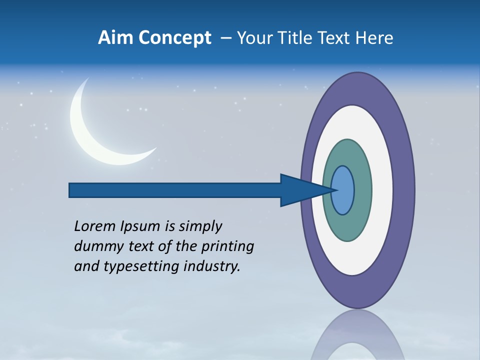 Night Astrology Moon PowerPoint Template