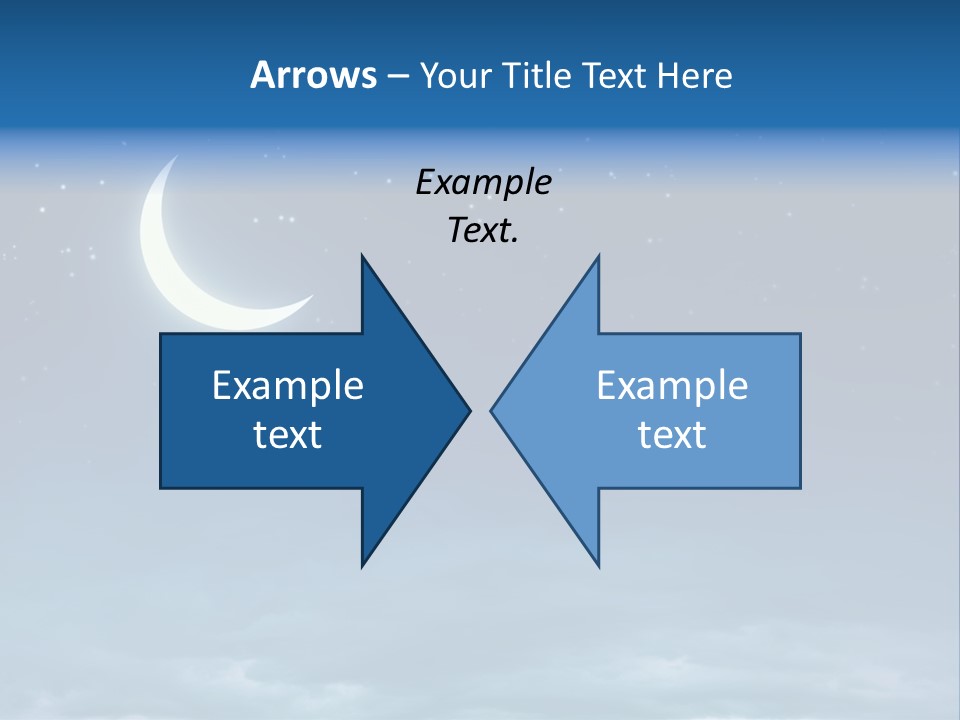 Night Astrology Moon PowerPoint Template