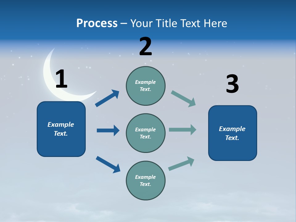 Night Astrology Moon PowerPoint Template