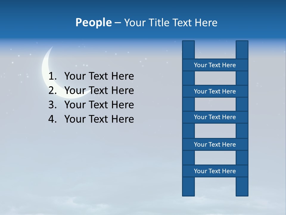 Night Astrology Moon PowerPoint Template