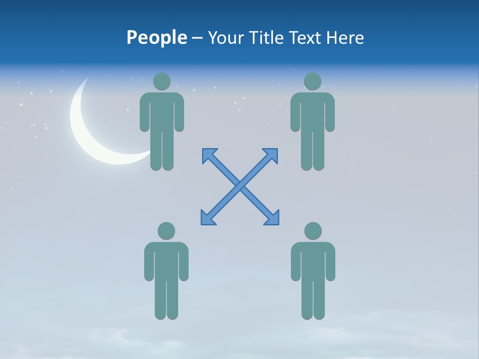 Night Astrology Moon PowerPoint Template