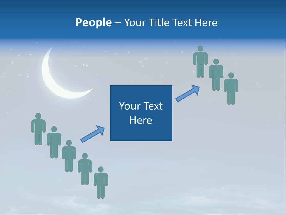 Night Astrology Moon PowerPoint Template
