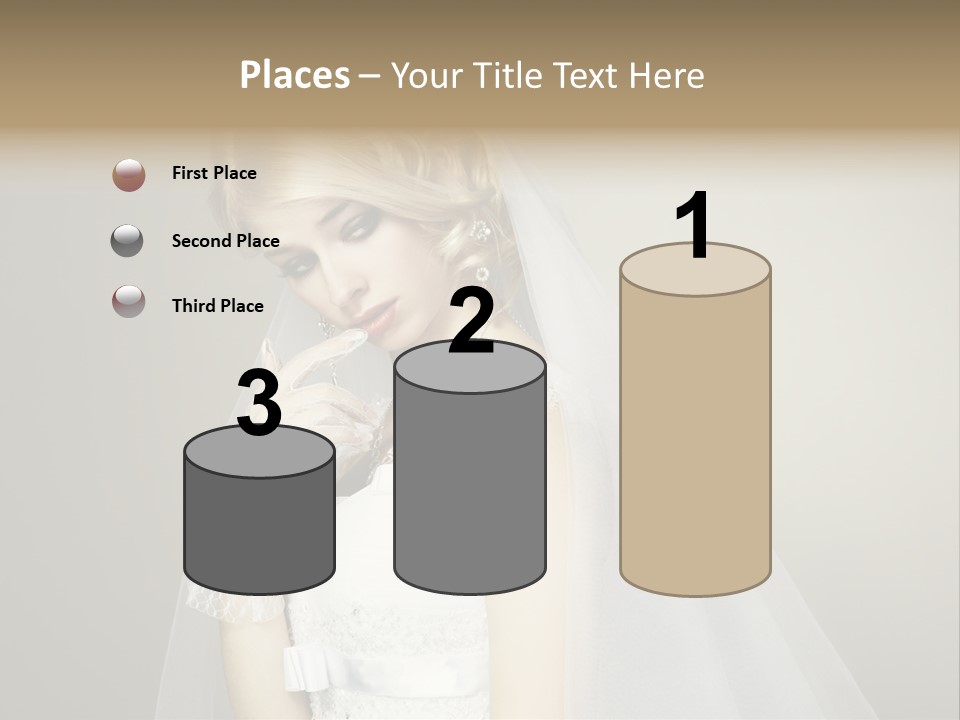 Pretty Caucasian Studio PowerPoint Template