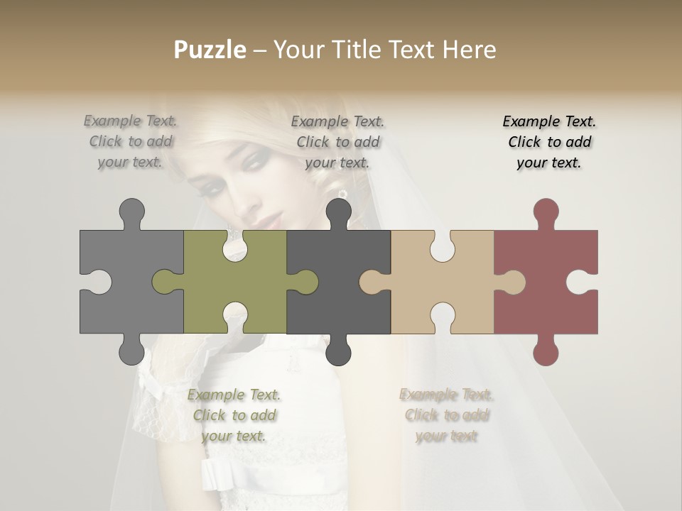 Pretty Caucasian Studio PowerPoint Template