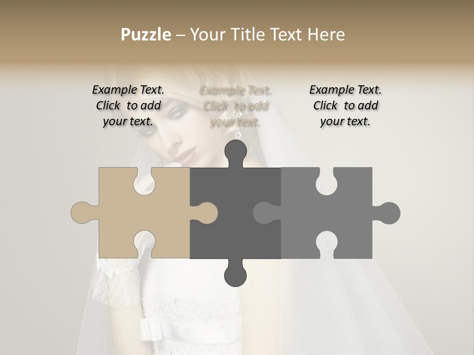 Pretty Caucasian Studio PowerPoint Template