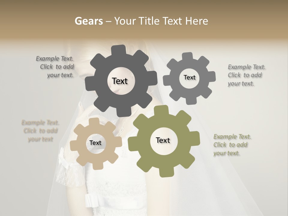 Pretty Caucasian Studio PowerPoint Template