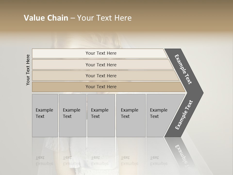 Pretty Caucasian Studio PowerPoint Template