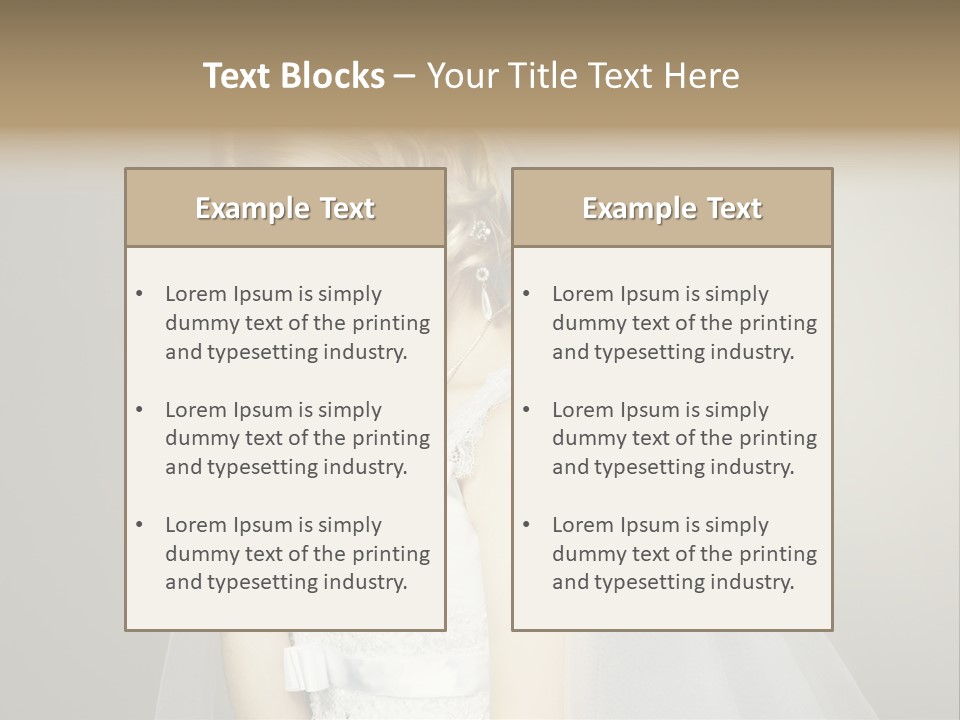Pretty Caucasian Studio PowerPoint Template
