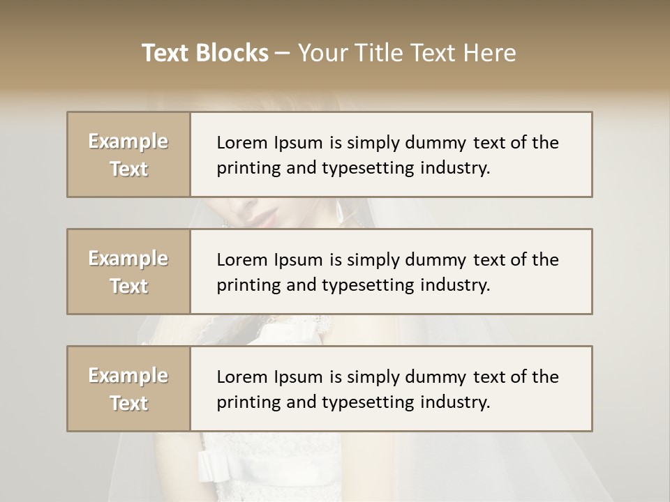 Pretty Caucasian Studio PowerPoint Template