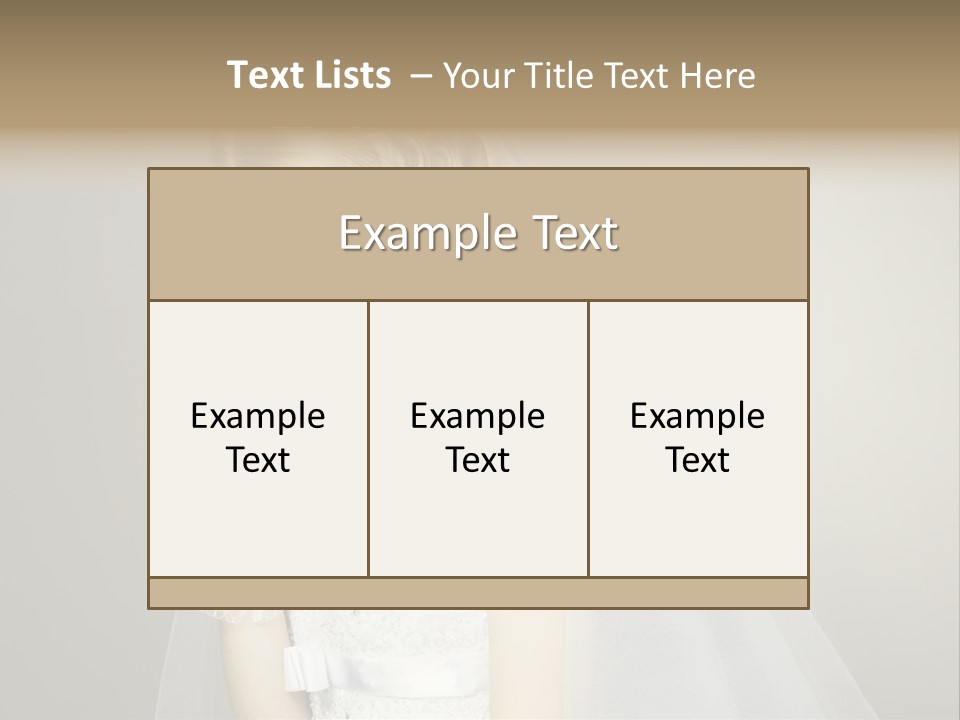 Pretty Caucasian Studio PowerPoint Template