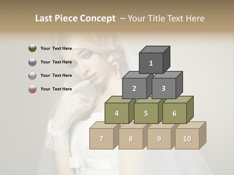 Pretty Caucasian Studio PowerPoint Template